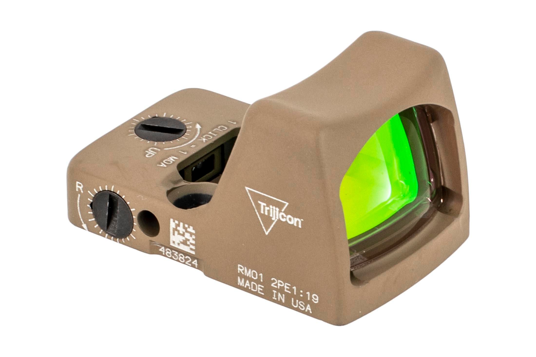 Trijicon RMR Type 2 LED Reflex Sight - 3.25 MOA - FDE